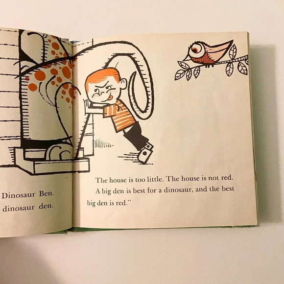 Vintage 1965 Dinosaur Ben  An Early Start Preschool Reader Annie DeCaprio Book - Picture 11 of 16